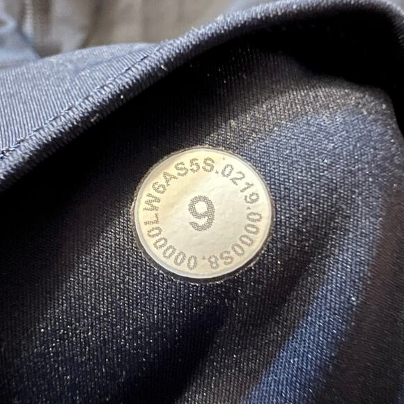 Lululemon Leggings Womens 6 Fast Free Crop Blue Nulux W6AS5S Pockets - Picture 7 of 11